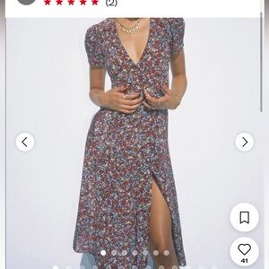 Floral Red Dress by Black Halo